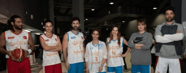Sarp Levendoğlu, Can Yaman ve Alina Boz basketbol sahasında kapıştı!