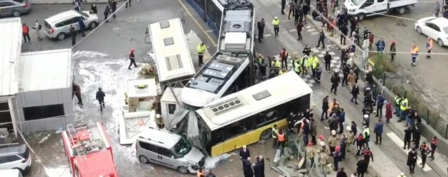 İstanbul Alibeyköy'de tramvayın otobüsle çarpıştığı kazada vatman tutuklandı!